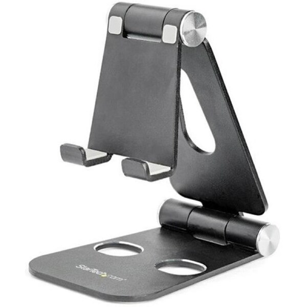 StarTech.com Phone and Tablet Stand - Foldable Universal Mobile Device Holder - Smartphones/Tablets - Adjustable Cell Phone Stan