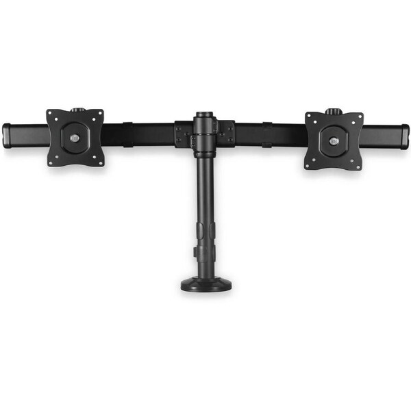 StarTech.com Desk-Mount Dual-Monitor Arm, For up to 27"(17.6lb/8kg) Monitors, Low Profile Design, Clamp/Grommet Mount, Dual Moni
