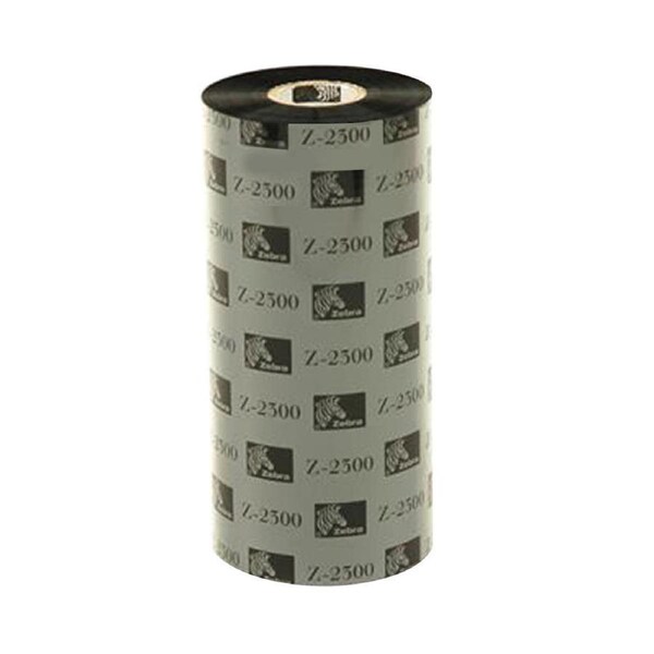 Zebra J2300 Thermal Transfer Ribbon - Black - 12 / Box - Thermal Transfer - 12 / Box