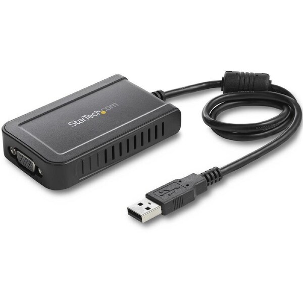 StarTech.com USB to VGA External Video Card Multi Monitor Adapter - 1920x1200 - 1 x 15-pin HD-15 VGA Female - 1 x 4-pin Type A U