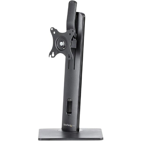 StarTech.com Free Standing Single Monitor Mount, Height Adjustable Ergonomic Monitor Desk Stand, For VESA Mount Displays up to 3