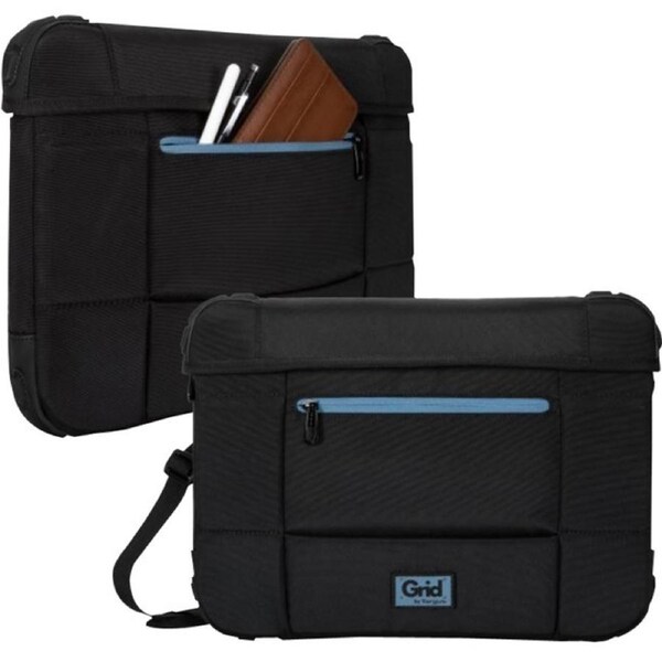 Targus Grid TBS654GL Carrying Case (Slipcase) for 33 cm (13") to 35.6 cm (14") Notebook - Black - Impact Resistant, Drop Resistant, Wind Resistant, -