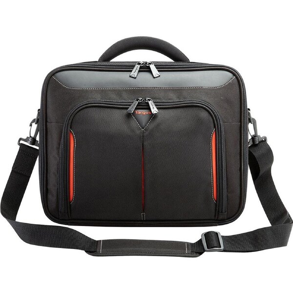 Targus CNFS418AU Carrying Case for 43.2 cm (17") to 46.2 cm (18.2") Notebook - Black - Poly Body - Shoulder Strap - 342.9 mm Height x 492.1 mm Width