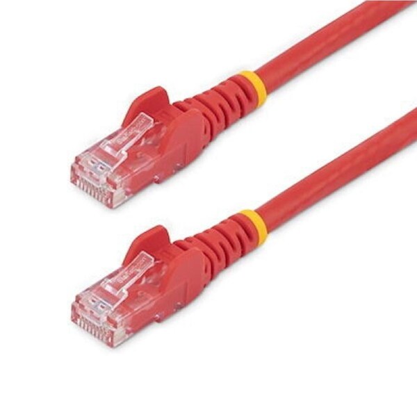 StarTech.com 2m CAT6 Ethernet Cable - Red Snagless Gigabit - 100W PoE UTP 650MHz Category 6 Patch Cord UL Certified Wiring/TIA -