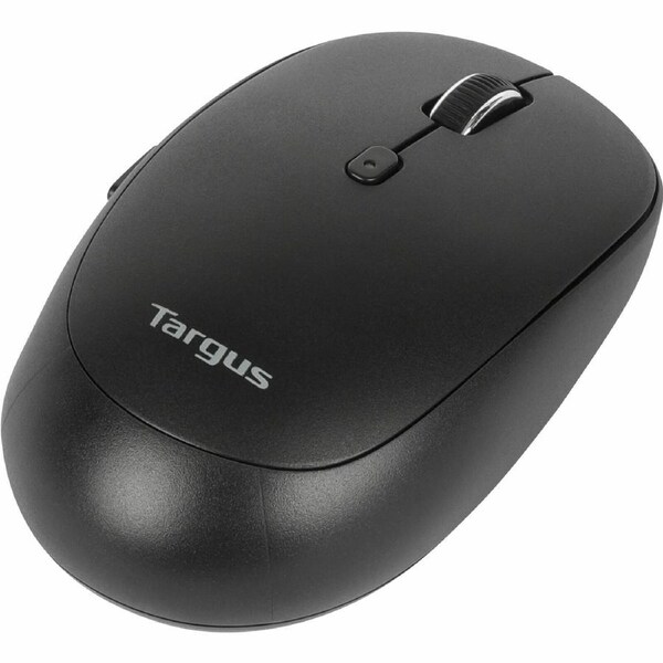 Targus AMB582GL Mid Size Mouse - Bluetooth/Radio Frequency - Optical - Black - 1 - Wireless - 2.40 GHz - 2400 dpi - Scroll Wheel - Right-handed - 1 x
