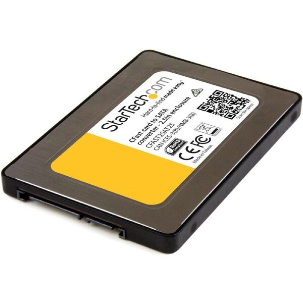 StarTech.com CFast to SATA Adapter - TAA Compliant - 1 x Total Bay - Steel, Plastic