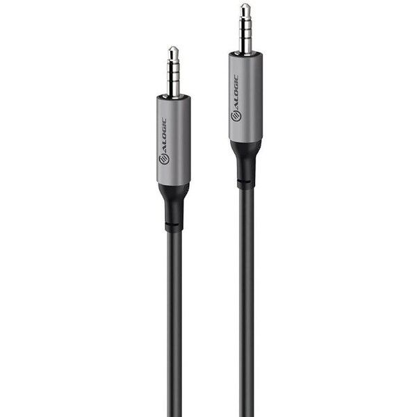 Alogic Ultra 2 m Mini-phone Audio Cable for Audio Device, Computer, MP3 Player, Mobile Phone, Tablet, Speaker, Media Player, Car Stereo, Smartphone -
