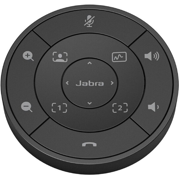 Jabra PanaCast 50 Wireless Device Remote Control - For Conference Camera - Bluetooth - 10 m Operating Distance - BatteryBlack