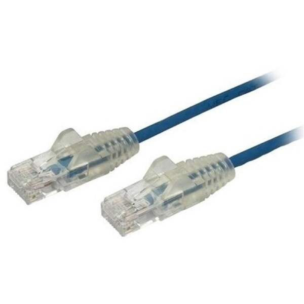 StarTech.com 2 m CAT6 Cable - Slim CAT6 Patch Cord - Blue - Snagless RJ45 Connectors - Gigabit Ethernet Cable - 28 AWG (N6PAT200CMBLS) - Slim CAT6 is