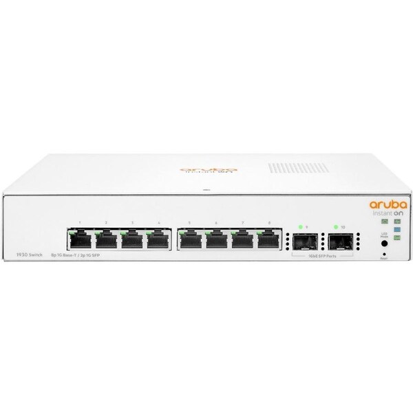 Aruba Instant On 1930 8 Ports Manageable Ethernet Switch - Gigabit Ethernet - 10/100/1000Base-T, 1000Base-X - 4 Layer Supported