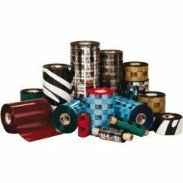 Zebra Thermal Transfer Ribbon - Black - 12 / Carton - Thermal Transfer - 12 / Carton