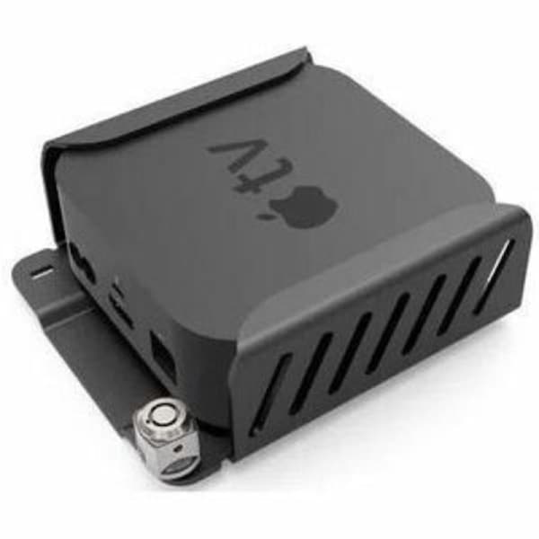 Apple TV Security Mount (4th, 4k 1-2nd Gen) (2018-2021) Black - 75 x 75 - VESA Mount Compatible