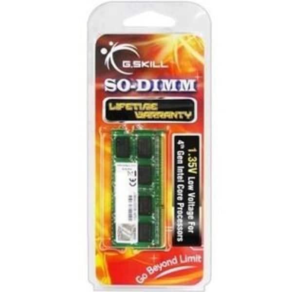 G.SKILL RAM Module - 8 GB (1 x 8GB) - DDR3-1600/PC3-12800 DDR3 SDRAM - 1600 MHz - 1.35 V - SoDIMM - Lifetime Warranty