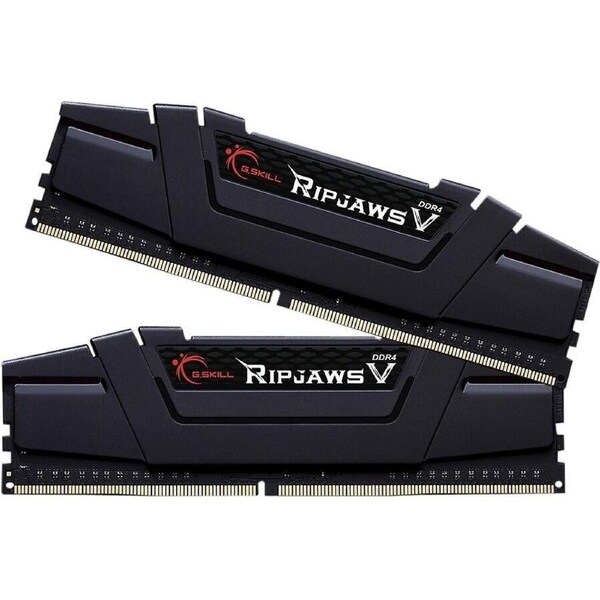 G.SKILL Ripjaws V RAM Module - 16 GB (2 x 8GB) - DDR4-3200/PC4-25600 DDR4 SDRAM - 3200 MHz - CL16 - 1.35 V - Non-ECC - Unbuffered - Lifetime Warranty