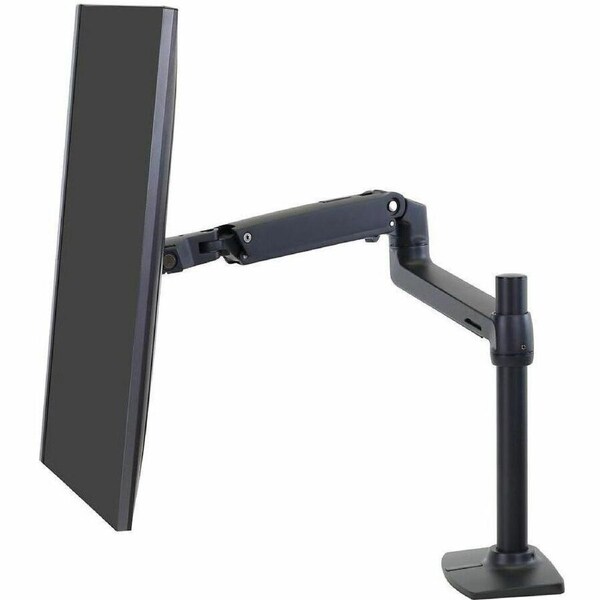 Ergotron Mounting Arm for Monitor, Display, TV, LCD Display - Matte Black - Height Adjustable - 86.4 cm (34") Screen Support - 11.34 kg Load Capacity