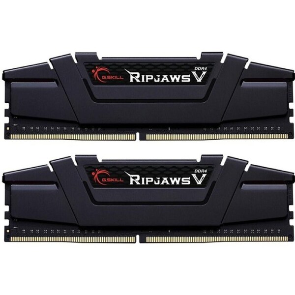 G.SKILL Ripjaws V RAM Module for Desktop PC, Motherboard - 32 GB (2 x 16GB) - DDR4-3600/PC4-28800 DDR4 SDRAM - 3600 MHz - CL18 - 1.35 V - Non-ECC - -