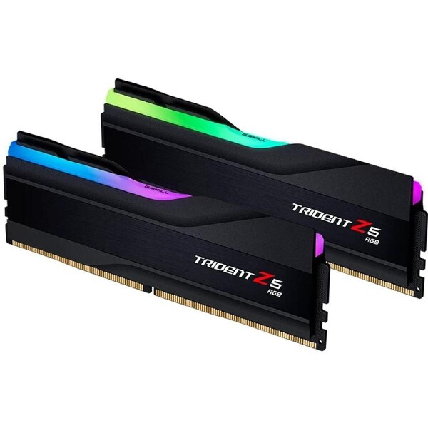 G.SKILL Trident Z5 RGB RAM Module for Motherboard, Desktop PC - 32 GB (2 x 16GB) - DDR5-7600/PC5-60800 DDR5 SDRAM - 7600 MHz - CL36 - 1.40 V - - - -