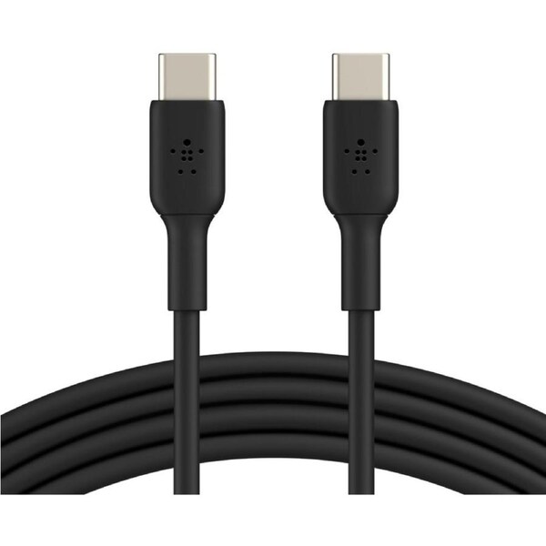 Belkin BoostCharge 1.01 m USB-C Data Transfer Cable - 1 Pack - Cable for Smartphone, Tablet, Notebook, AirPods Pro, iPad Air, iPad mini, iPad Pro, -