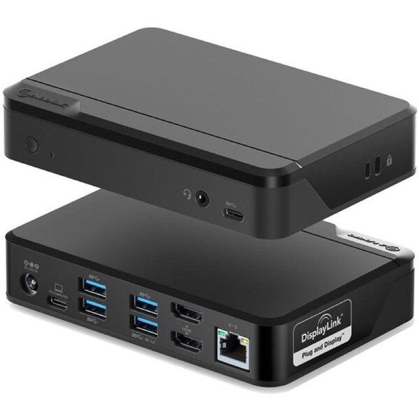 Alogic Universal Twin HD USB Type C Docking Station for Notebook - 2 Displays Supported - Full HD - 1920 x 1080 - 5 x USB Ports - 4 x USB 3.0 - USB -