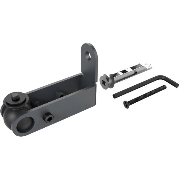 Heckler Design Wall Mount for Webcam - Black Gray - Powder Coated Steel, Nylon