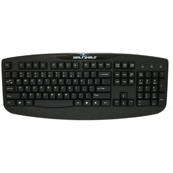 Seal Shield STK503 Keyboard - Cable Connectivity - USB Interface - English, French - Membrane Keyswitch