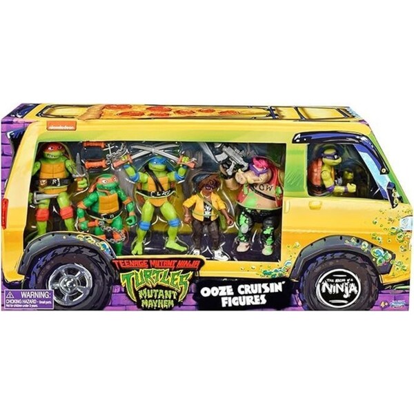 6pc TMNT 2012 TV Series Basic Poseable Action Figures Bundle Kids Toy 4y+