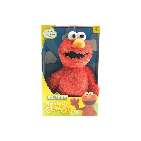 Seasame Street Tickle Me Elmo Kids/Childrens Interactive Plush Toy 3y+