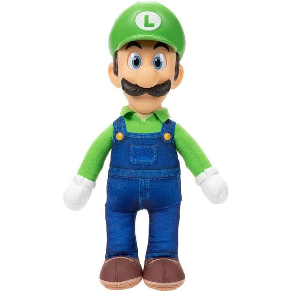 Nintendo Super Mario Movie 12''/30.5cm Roto Poseable Plush Figure Luigi 3y+