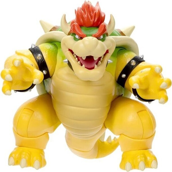 Nintendo Super Mario Movie 7''/18cm Fire Breathing Bowser Poseable Figure 3y+