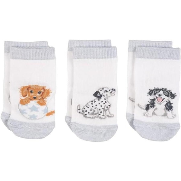 Wrendale Designs - Little Paws Baby Socks Set of 3 (6-12 Months)