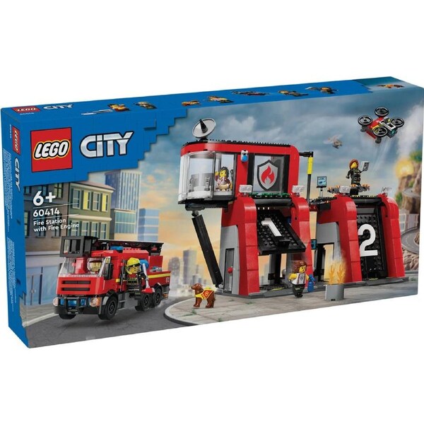 Lego City - Fire Station with Fire Truck