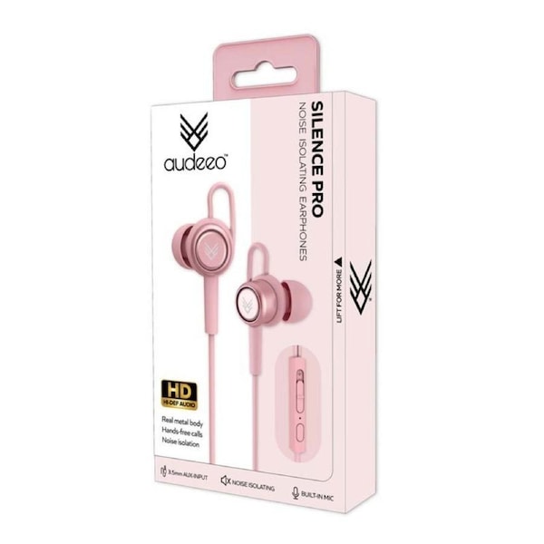Audeeo Silence Pro Noise Isolating Wired Headphones