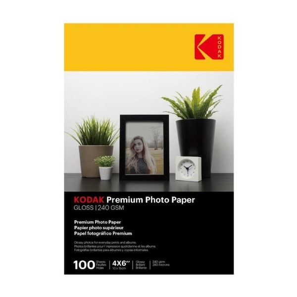 Kodak Photo Paper Gloss 240gsm 4 x 6 (4R) 100 Sheets
