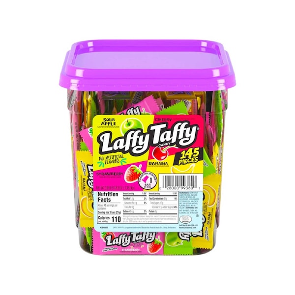 Laffy Taffy Tub Variety Pack 145 Pieces 1.41kg