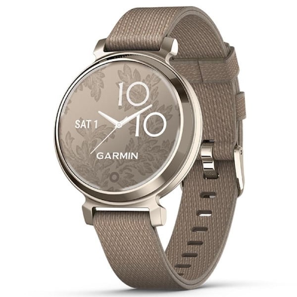 Garmin Lily 2 Classic Smartwatch - Cream Gold w Fabric Band
