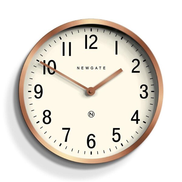 Newgate Master Edwards Wall Clock Copper