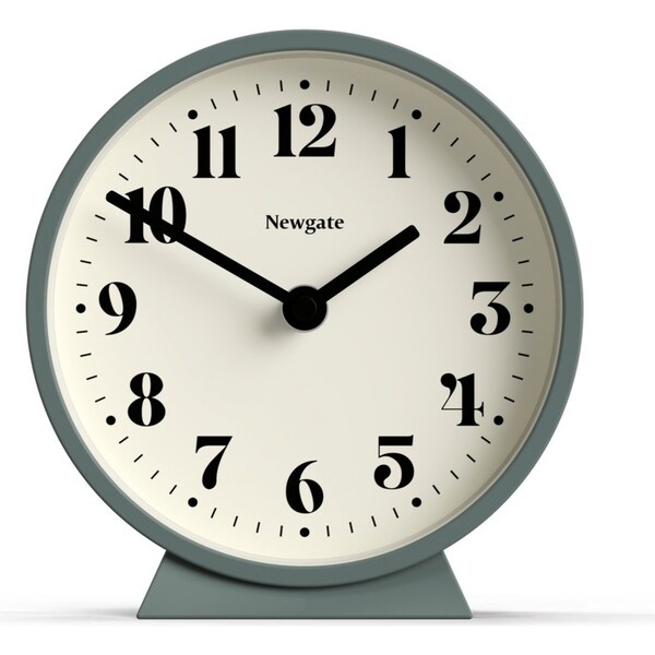 Newgate Theatre Mantel Clock Asparagus Green