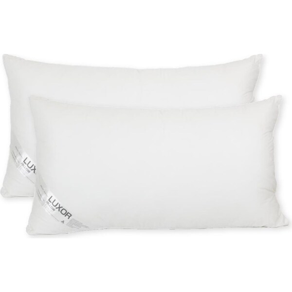 Australian Made Twin Pack King Size 50cm x 90cm Hotel Quality Pillow 4cm Wall