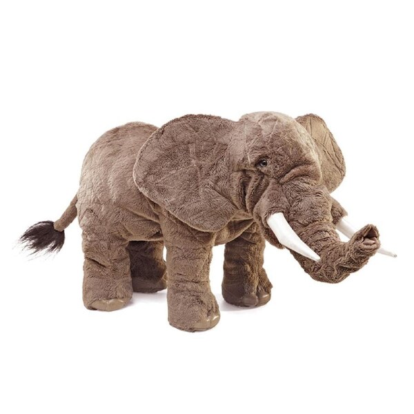 Folkmanis Elephant 69cm Animal Hand Puppet Kids/Children Fun Play Soft Toy 3y+