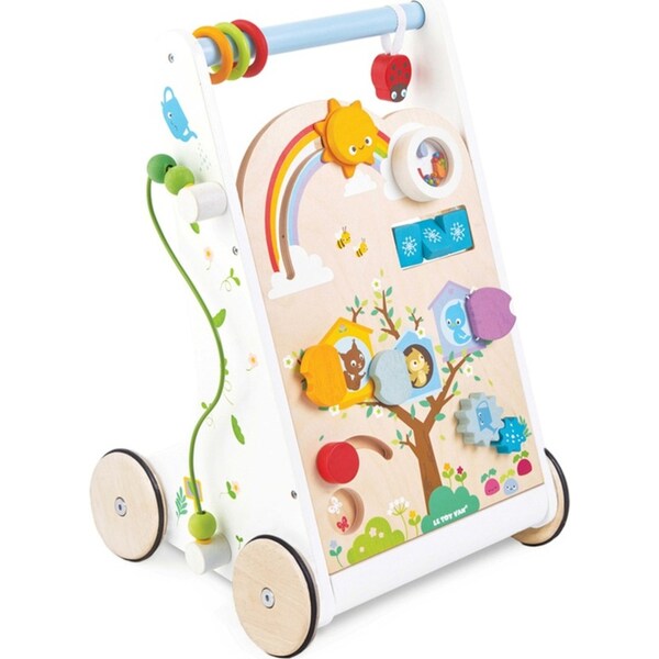 Le Toy Van Petilou Activity Walker Kids/Toddler Learning Wooden Toy Playset 1y+