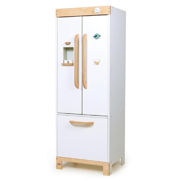 Tender Leaf Toys 36cm Refrigerator w/ Eggs/Milk Wood Toy Role-Play Set Kids 3y+
