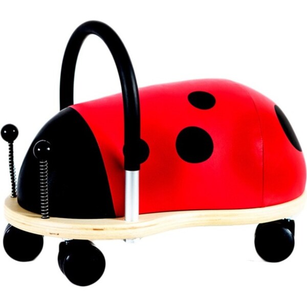 Wheely Bug 38cm Small Ladybug Wooden Ride On Kids/Children Indoor Toy 12m+ Red