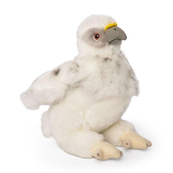 Living Nature 16.5cm Eagle Chick Stuffed Animal Plush Kids/Children Toy White