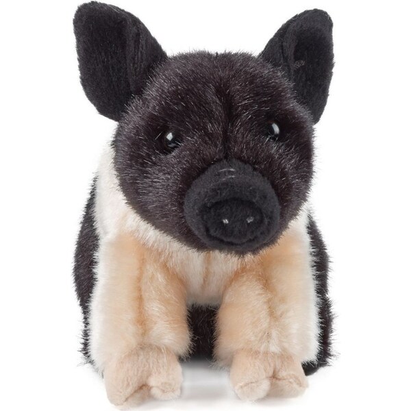 Living Nature 21cm Piglet Stuffed Animal Plush Kids/Children Toy Black/Pink 0+
