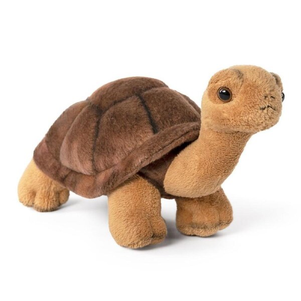 Living Nature 20cm Tortoise Stuffed Animal Plush Kids/Children Soft Toy Brown