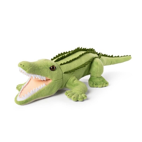 Living Nature 40cm Crocodile Medium Stuffed Animal Plush Kids/Children Toy Green