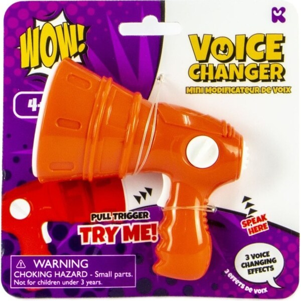 Keycraft 15cm Mini Voice Changer Kids/Children Fun Play Interactive Toy Red 4y+