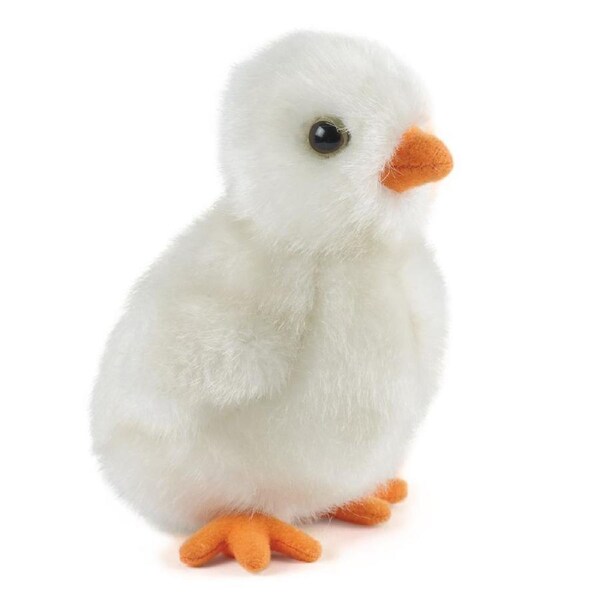 Living Nature 21cm Fluffy Chicks Animal Plush Kids/Children Soft Toy White 0+