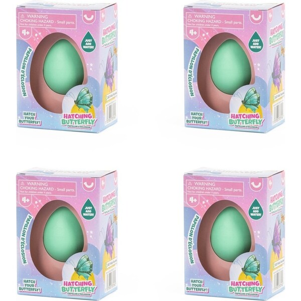 4x Pocket Money Fun Grow-A-Butterfly Kids Interactive Educational Play Toy 4y+