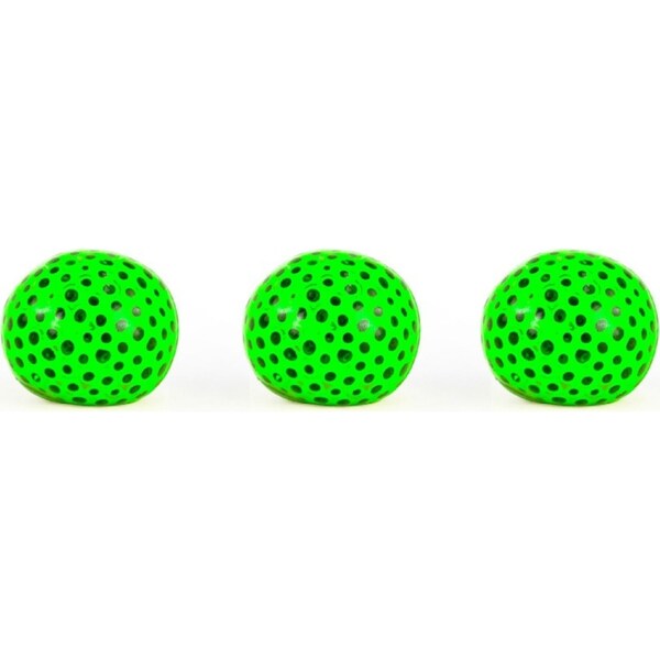 3x Pocket Money Fun 6cm Beads Alive Ball Kids Sensory Squeeze Toy Assorted 3y+